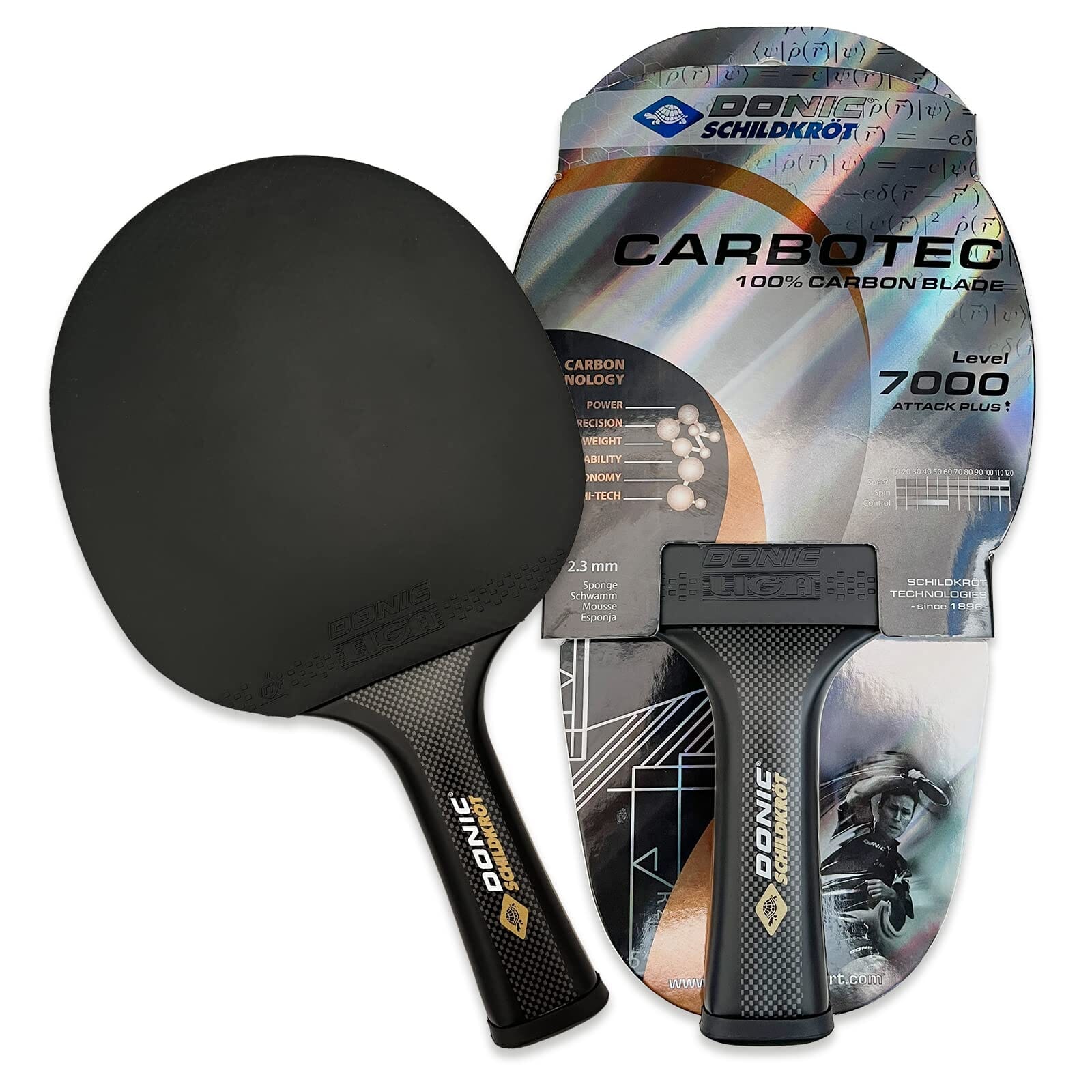 Donic Schildkrot Carbotec 7000 Table Tennis Paddle