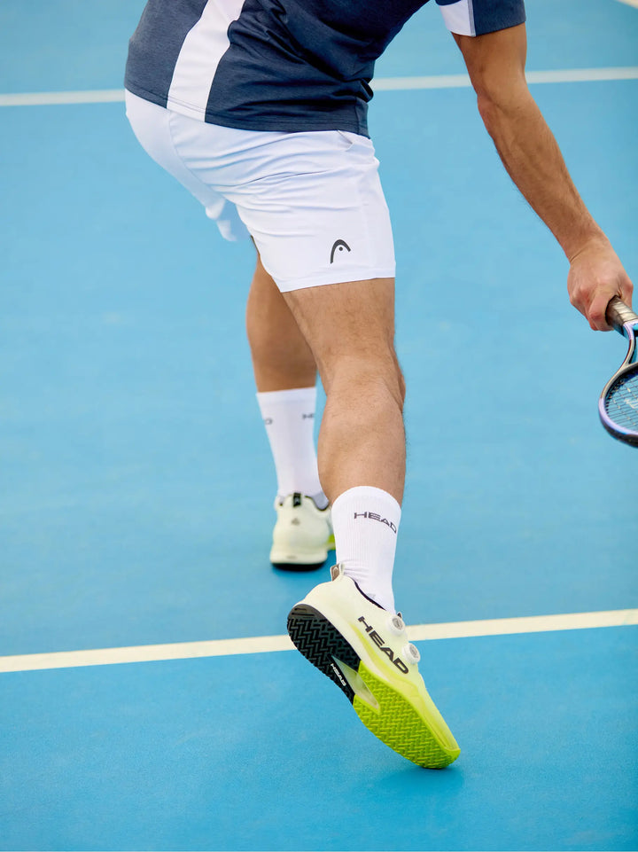Chaussures de tennis tout-terrain Head Endure Pro BOA blanches-jaunes pour hommes