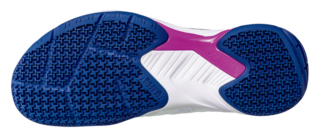 Yonex Cascade Accel Chaussures de Court Wide Blanc-Violet 