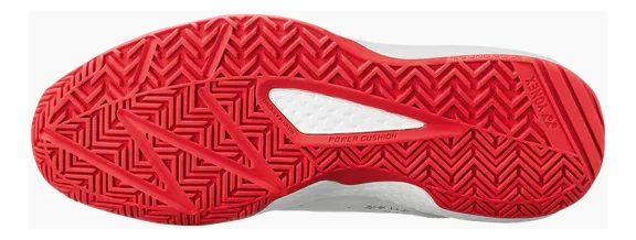 Yonex Lumio 4 Tennis Shoes White/Red - Sports Virtuoso