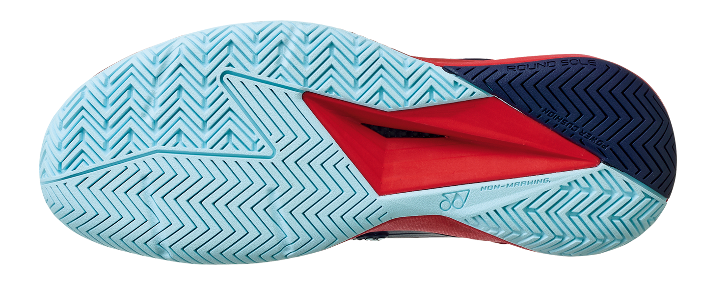 Yonex Power Cushion Eclipsion 5 Unisex Tennis Shoes Navy Red  