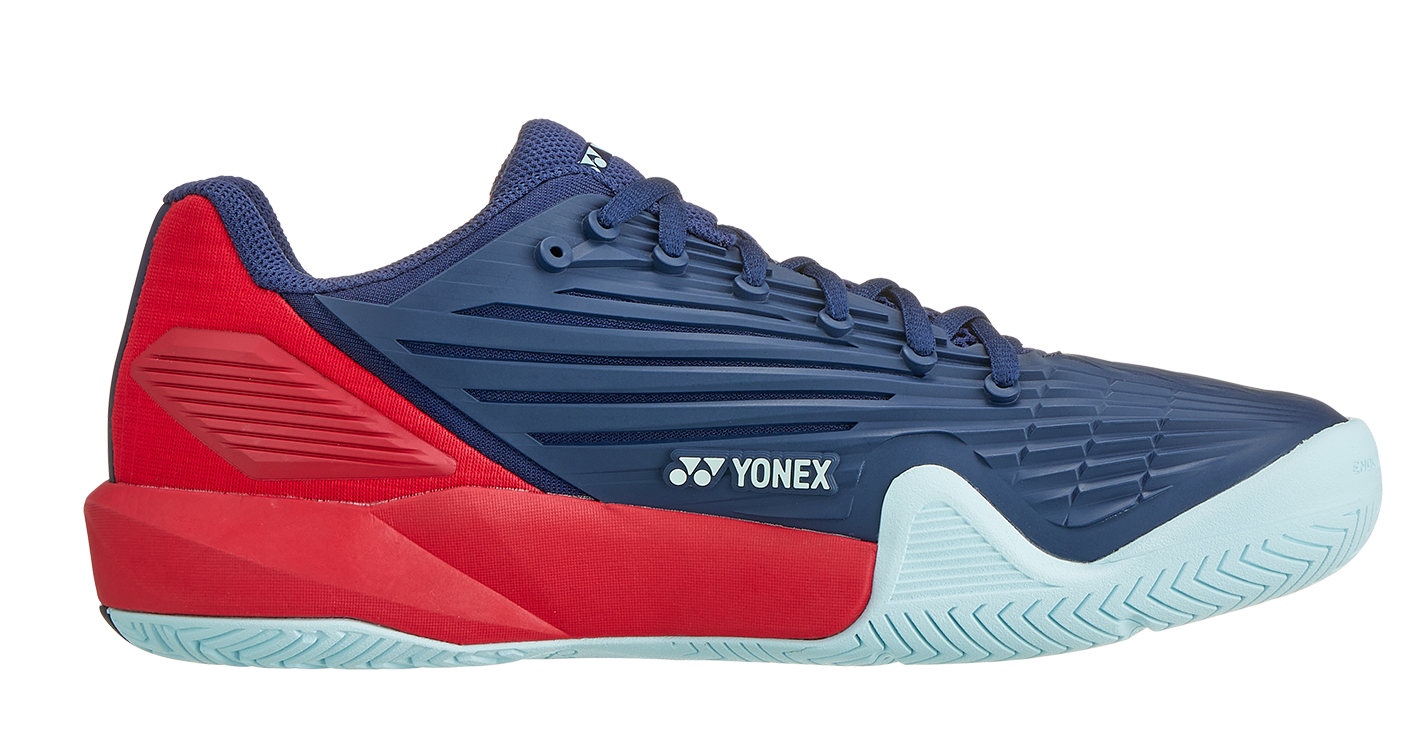 Yonex Power Cushion Eclipsion 5 Unisex Tennis Shoes Navy Red  