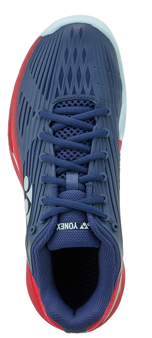 Yonex Power Cushion Eclipsion 5 Unisex Tennis Shoes Navy Red  