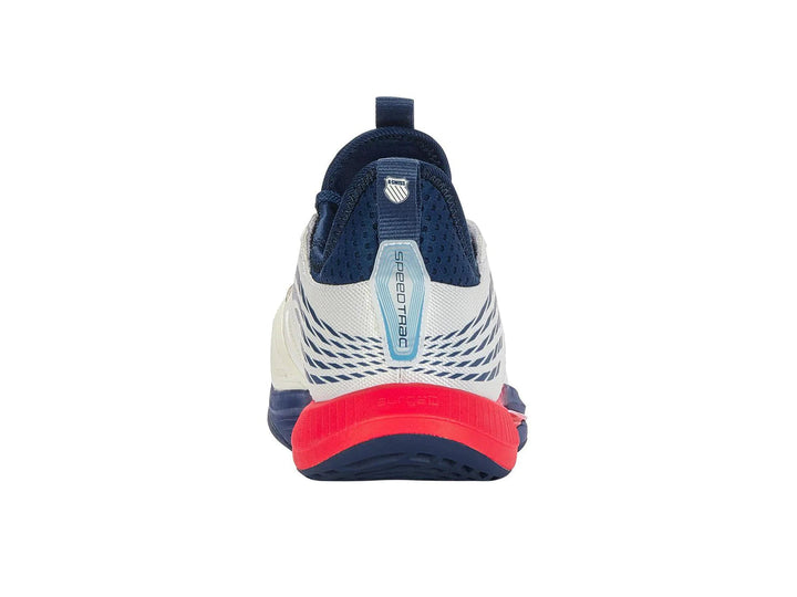 K-SWISS Speed Trac Men's Tennis Shoes BLANC/OPAL/LOLLIPOP Men's Tennis Shoes K-Swiss 