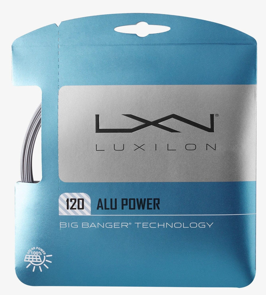 Luxilon Alu Power 120 17g Silver Tennis 12M Cut Length String Set