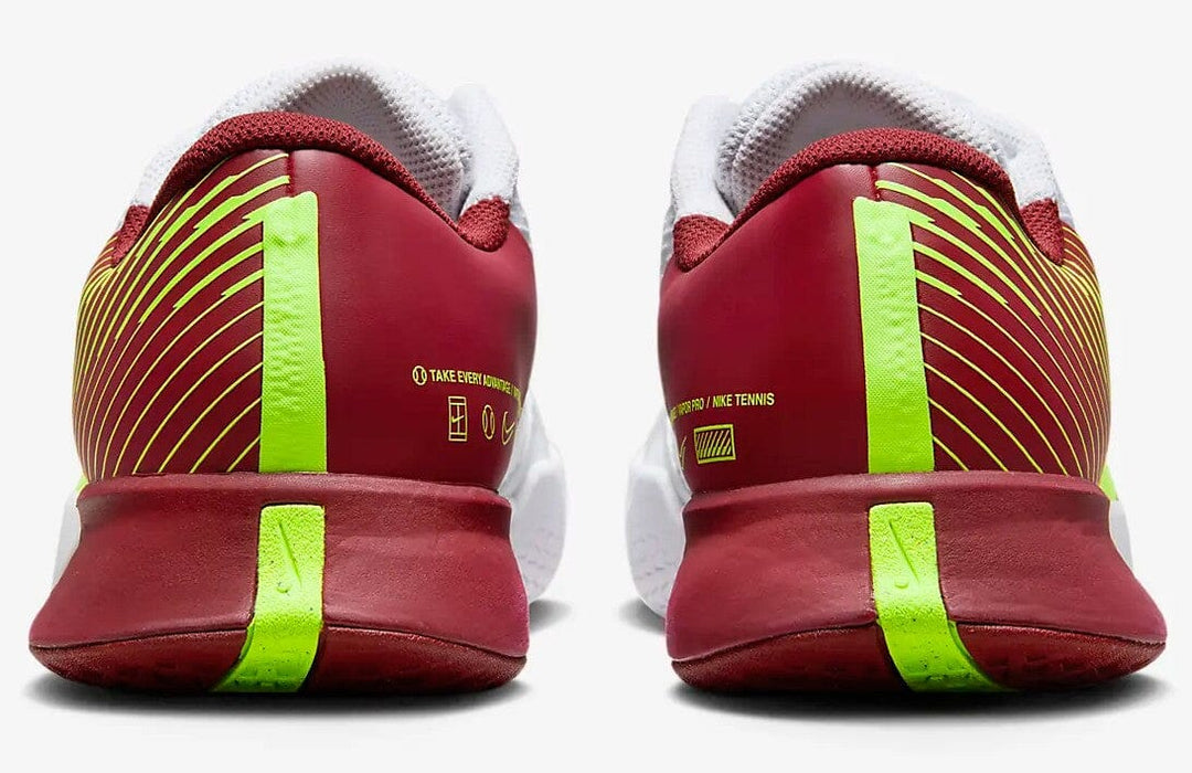 Nike Air Zoom Vapor Pro 2 HC White/Lime Blast-Team Red Tennis Men's Shoes Men's Tennis Shoes Nike 
