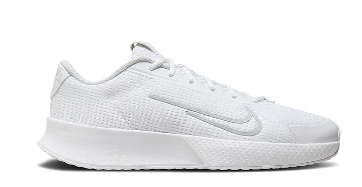 Nike Vapor Lite 2 HC Tennis Men's Shoes White/Pure Platinum-White - Sports Virtuoso