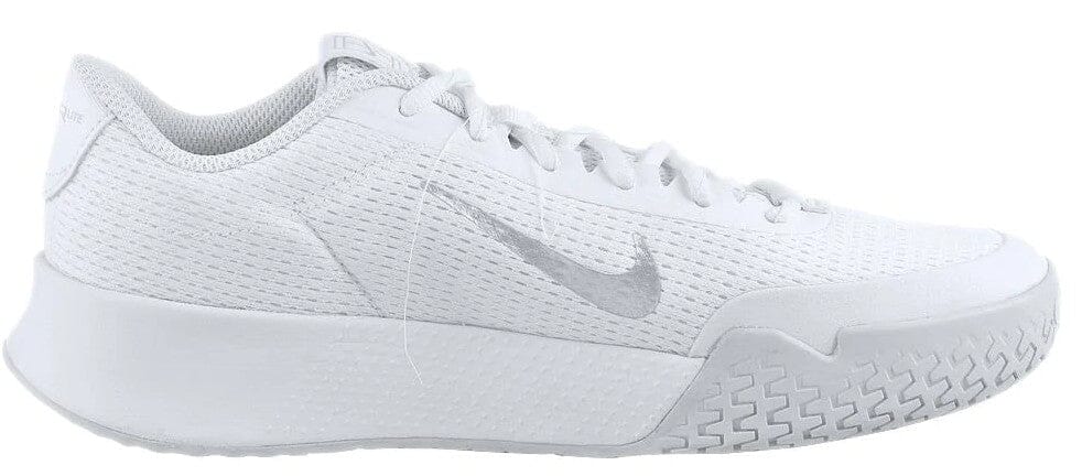 Nike Vapor Lite 2 HC Tennis Women's Shoes White/Metallic Silver Women's Tennis Shoes Nike 