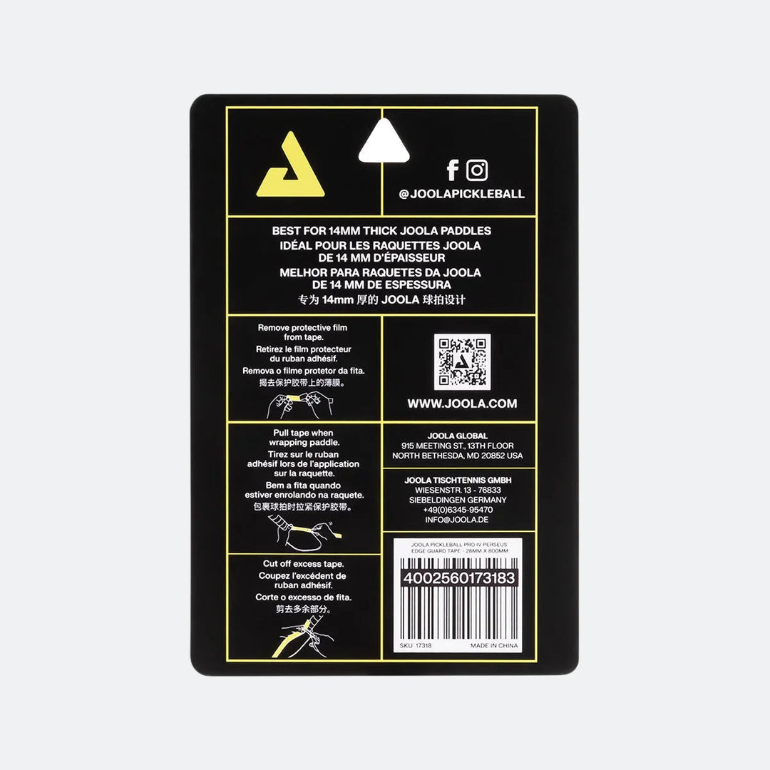Joola Pro IV Pickleball Edge Guard Tape