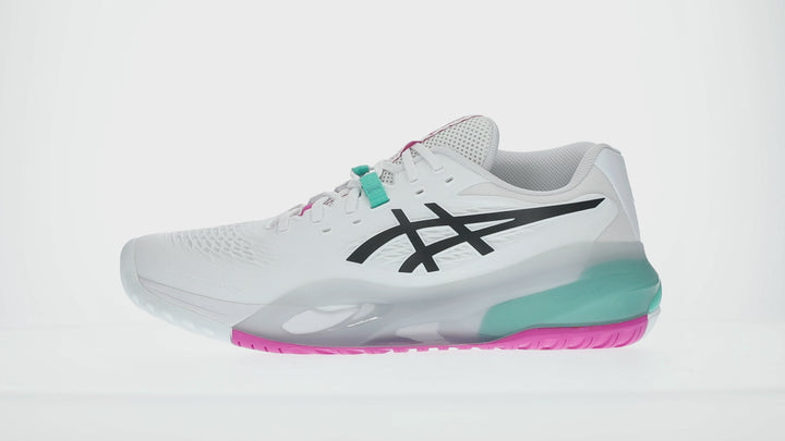 Asics Gel-Resolution X White/Aurora Green Tennis shoes