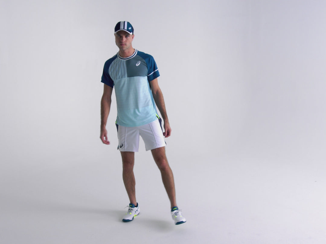 Asics Men's Match Actibreeze SS Top Aquamarine