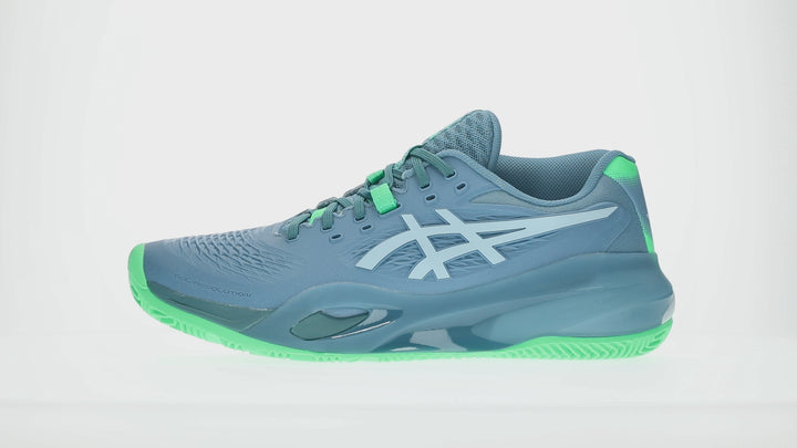 Asics Gel-Resolution X Saba Bleu/Gris Froid Chaussures de padel