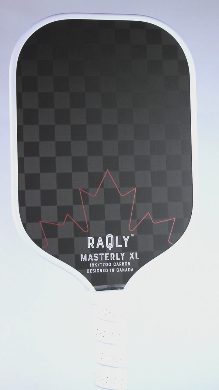 RAQLY Masterly XL Canada 18K T700 Carbon Pickleball Paddle