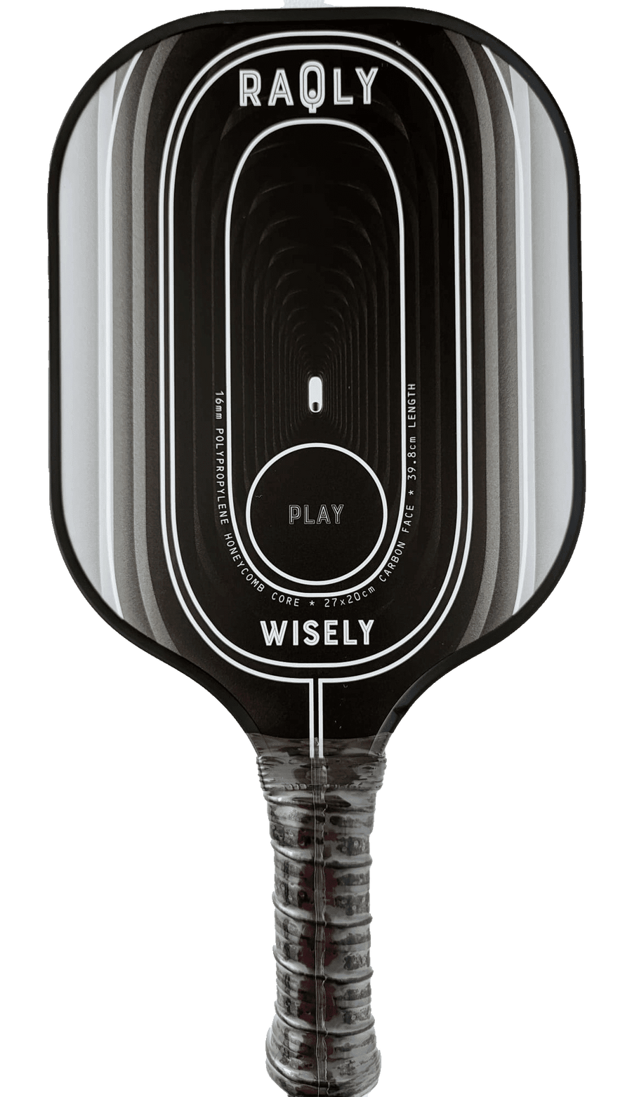 RAQLY Play Wisely 16mm Carbon Pickleball Paddle Pickleball Paddles RAQLY 
