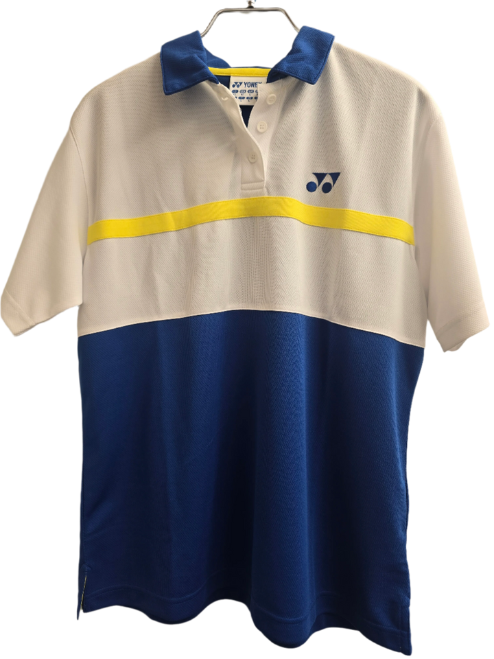 Yonex Ladies' White and Yellow Striped T-Shirt ytw2022u