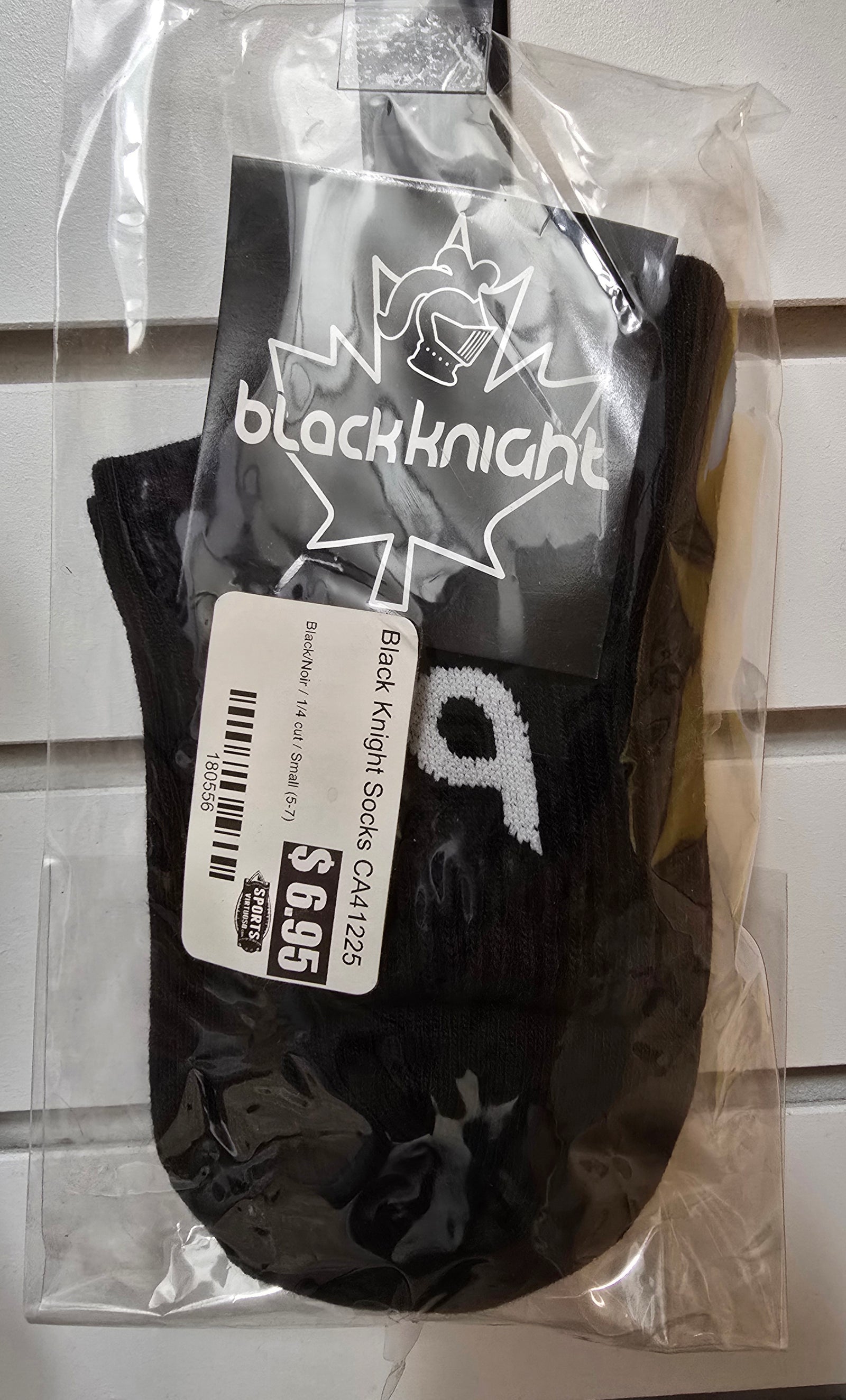 Black Knight 1/4 Sport Socks CA41225 - Sports Virtuoso