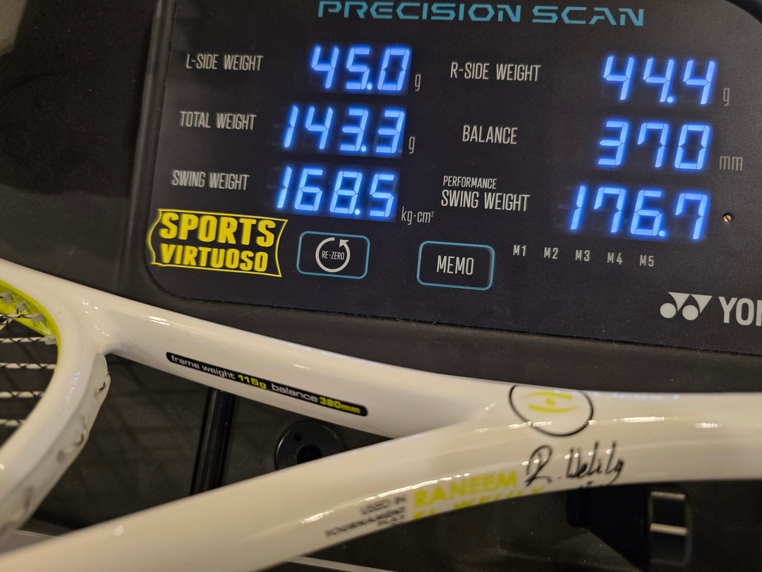 Harrow Vapor Raneem El Welily Signature White/Lime Squash Racquet