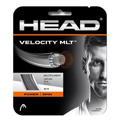 Head Velocity Mlt 125 17g Tennis 12M String Set - Sports Virtuoso