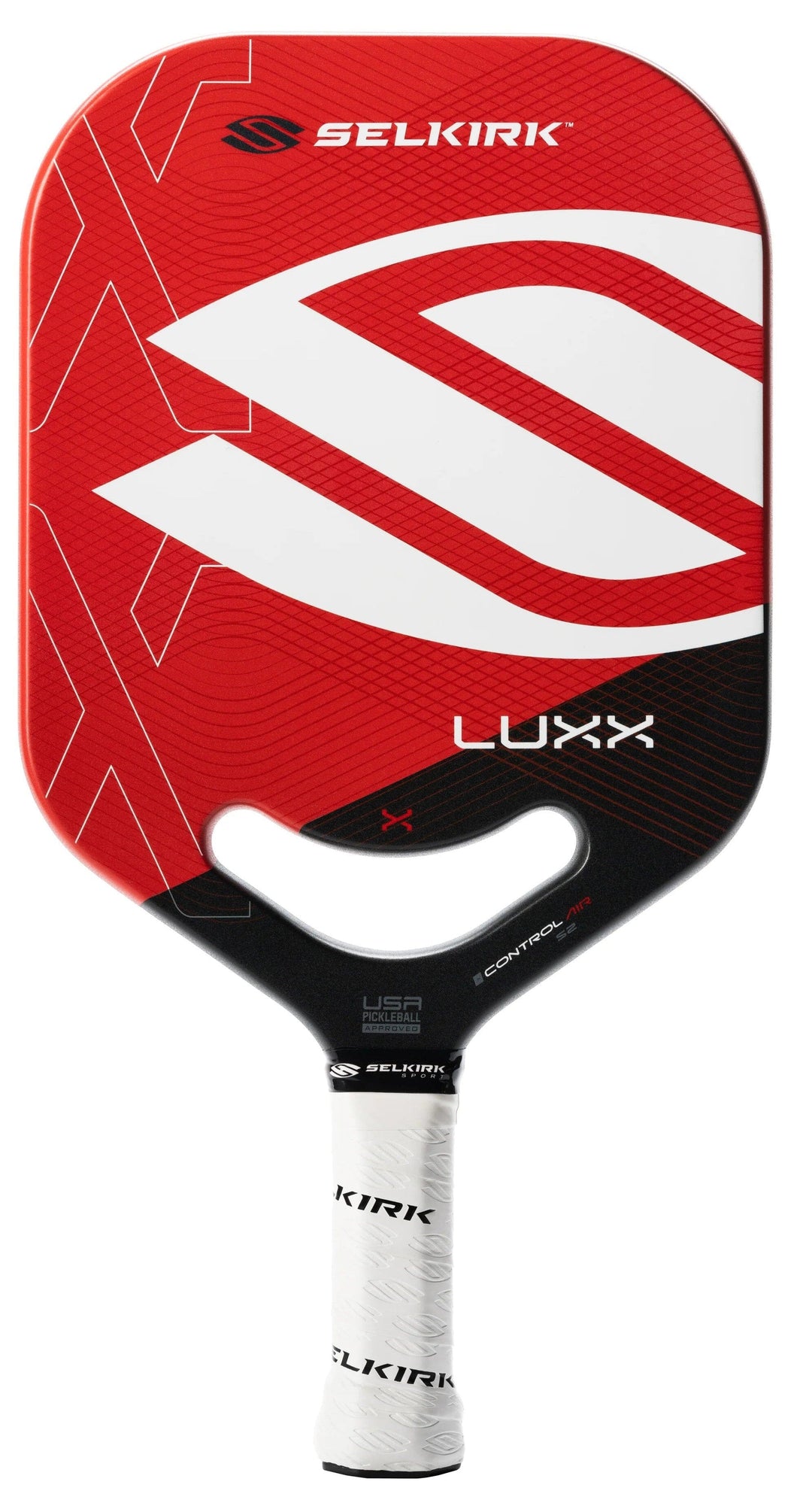 Selkirk Luxx Control Air S2 Pickleball Paddle Pickleball Paddles Selkirk Medium (7.8-8.2oz) Red 