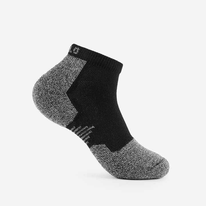 Thorlo Light Cushion Low-Cut Pickleball Socks Socks Thorlo Medium (9.5 - 11.5) Black 