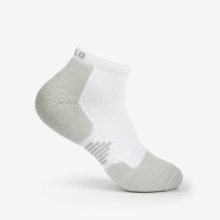 Thorlo Light Cushion Low-Cut Pickleball Socks Socks Thorlo Small (7.0 - 9.0) White 