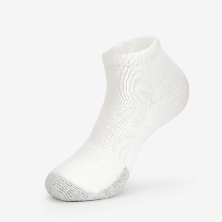 Thorlo Maximum Cushion Low-Cut Tennis Socks TMM000 Socks Thorlo Large (9.0 - 12.5) White 