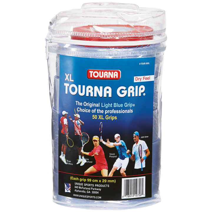 Tourna Grip XL Dry Feel 50-pack Overgrips Grips Tourna 