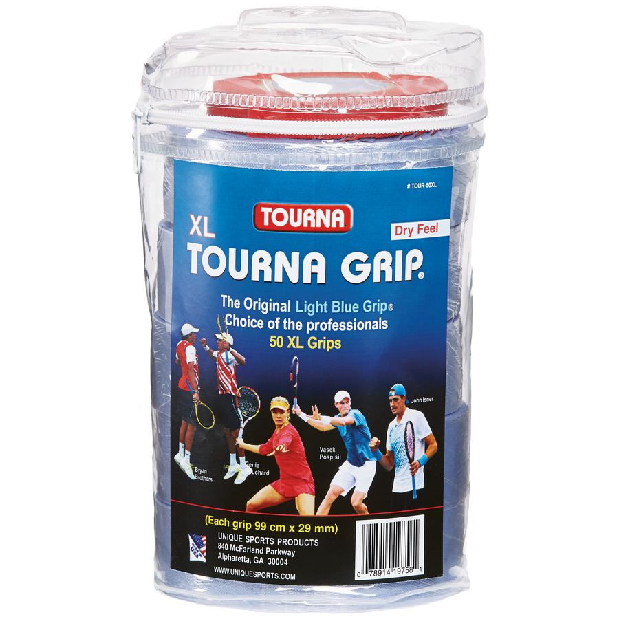 Tourna Grip XL Dry Feel 50-pack Overgrips Grips Tourna 