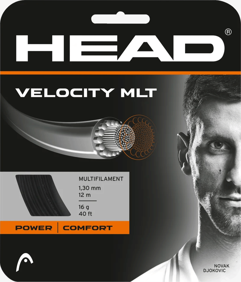 Head Velocity Mlt 130 16g Tennis 12M String Set - Sports Virtuoso