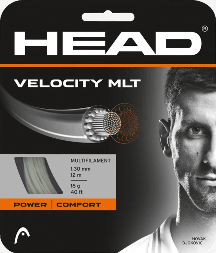 Head Velocity Mlt 130 16g Tennis 12M String Set - Sports Virtuoso