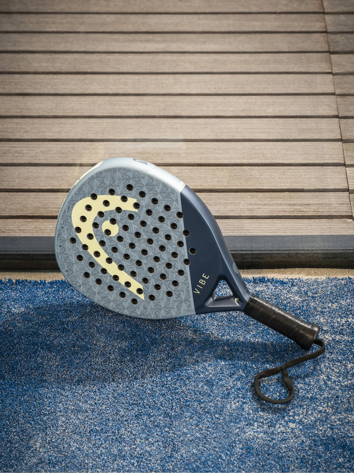 Head Vibe 2026 Padel Racquet Blue/Yellow - Sports Virtuoso