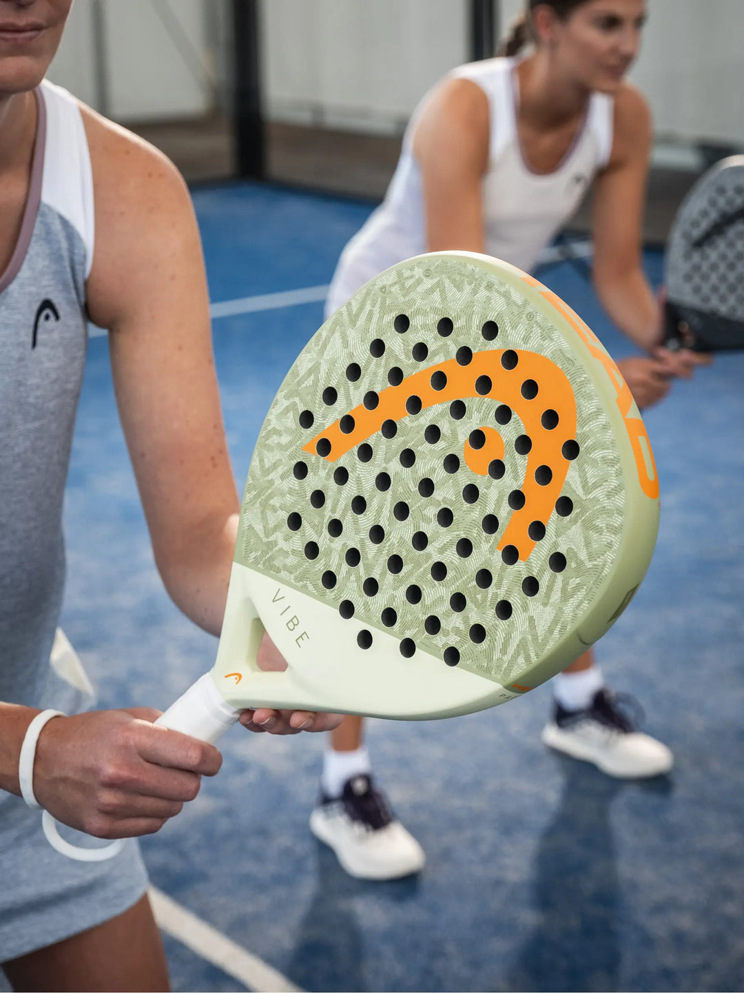 Head Vibe 2026 Padel Racquet Grey/Orange - Sports Virtuoso