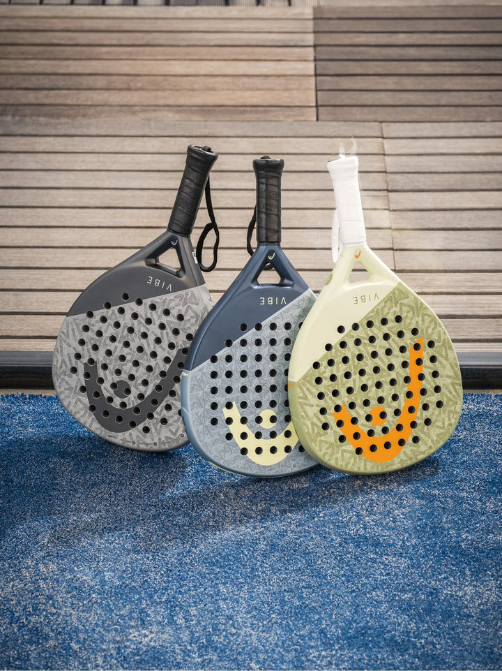 Head Vibe 2026 Padel Racquet Grey/Orange - Sports Virtuoso