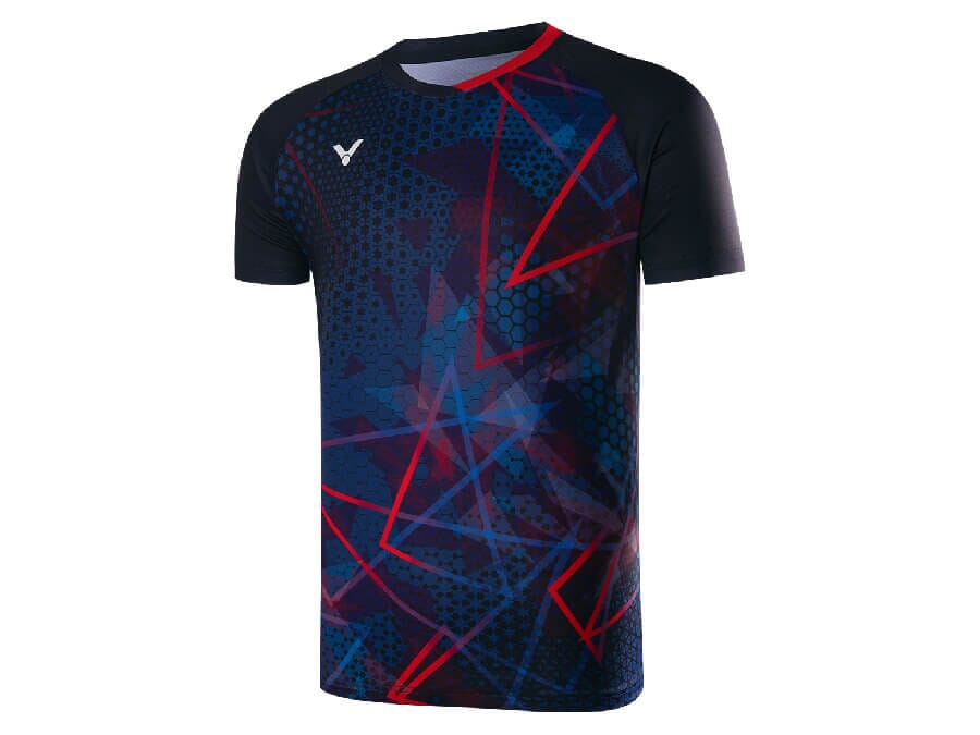 T-shirt Victor T-40001 TDC noir/marine/rouge – Sports Virtuoso