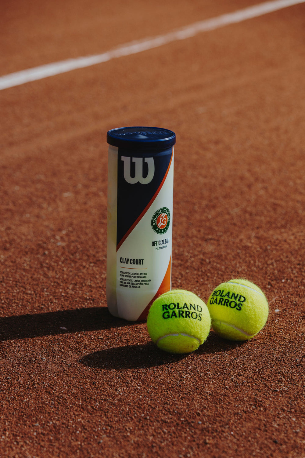 Wilson Roland Garros Clay Court Tennis Balls Case - 24 of 3 Ball Cans (72 balls) Tennis balls Wilson 