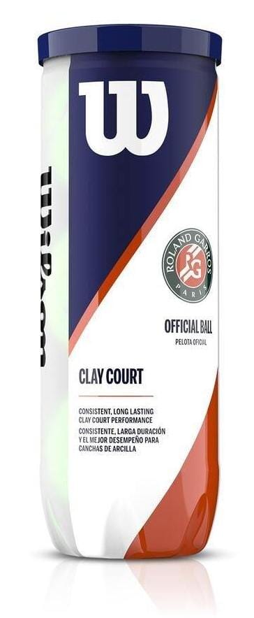 Wilson Roland Garros Tennis Balls Clay Court 3 Ball Can Tennis balls Wilson 