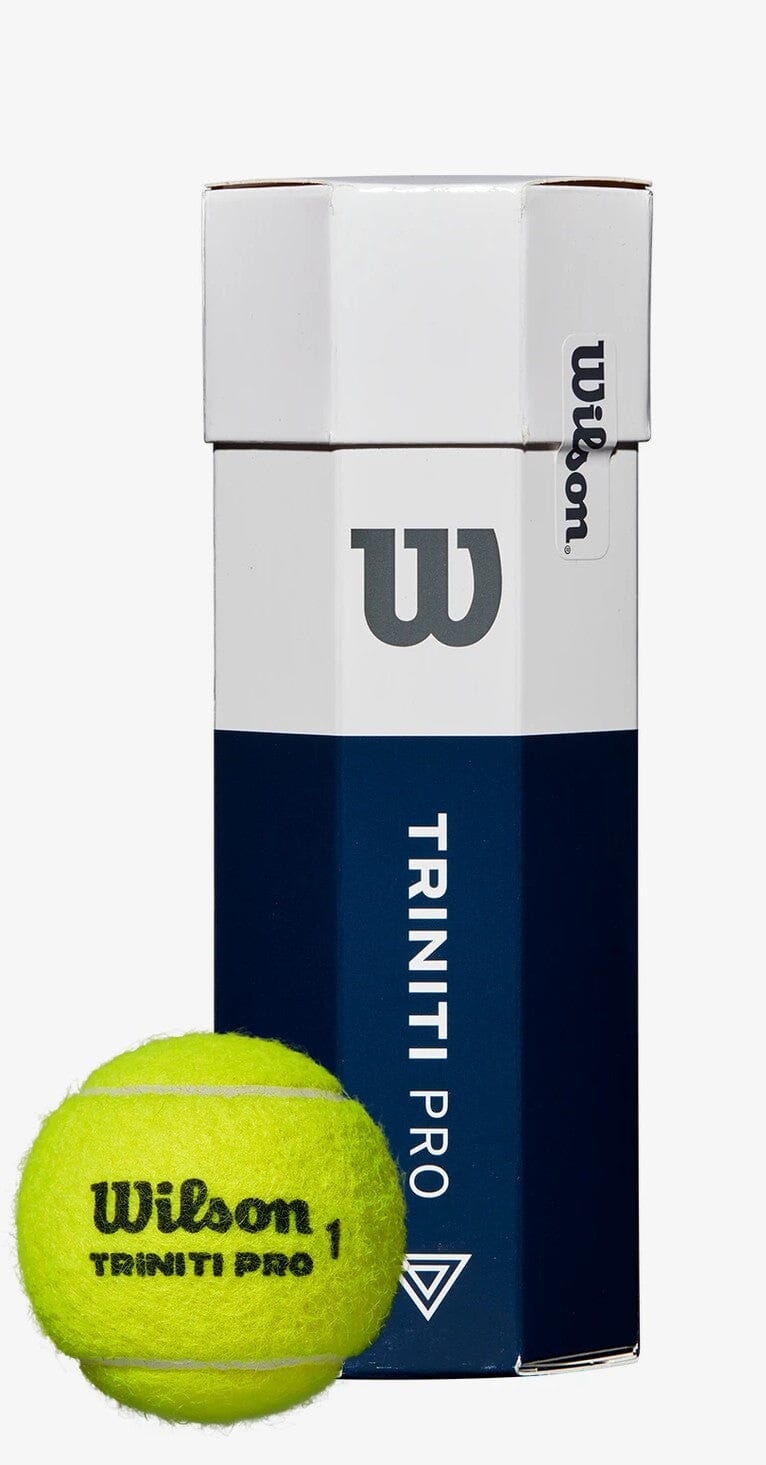 Wilson Trinity Pro Yellow All Court Tennis Balls 3 Ball Can Tennis balls Wilson 