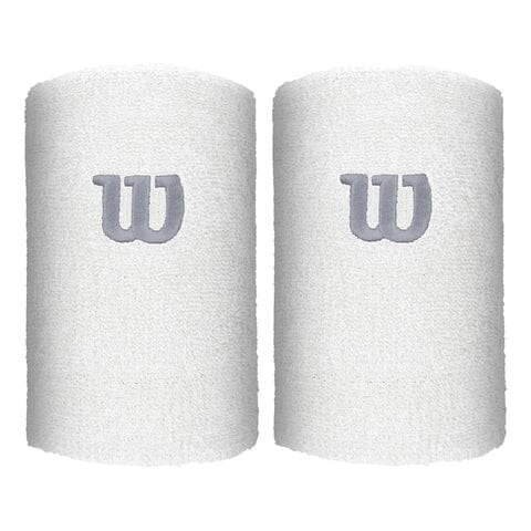 Wilson Wristband Extra Wide Wristbands, Headbands Wilson White 