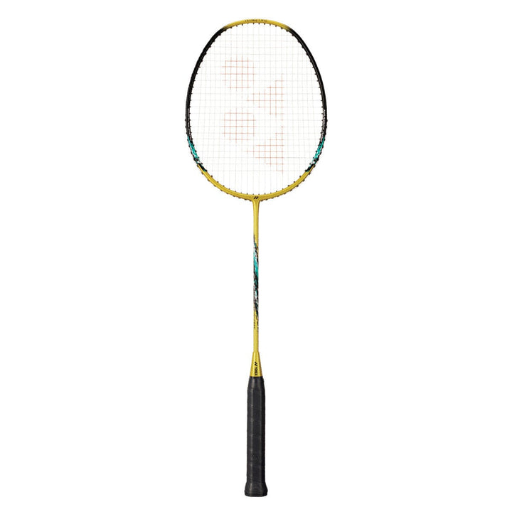 Yonex Nanoflare 001 5U Feel Badminton Racquet Strung Badminton Racquets Yonex G4 Gold/Black 
