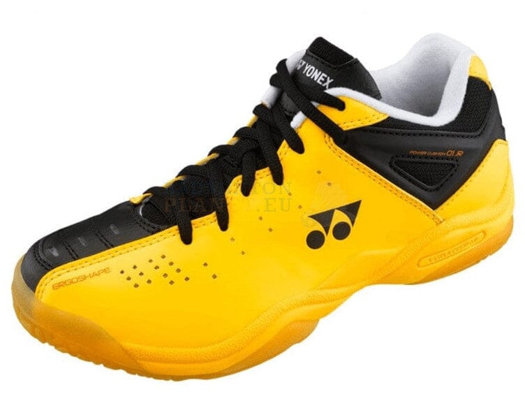 Yonex Power Cushion SHB 01 JREX Junior Unisex Court Shoes Yellow/Black Kids court shoes Yonex 