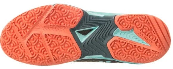 Yonex Power Cushion Sonicage 3 Unisex Tennis Clay Court Shoe Black/Sky Blue Men's Tennis Shoes Yonex 
