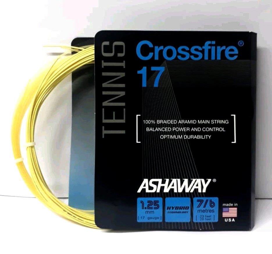 Ashaway Crossfire 17 Tennis String Set Tennis Strings Ashaway 