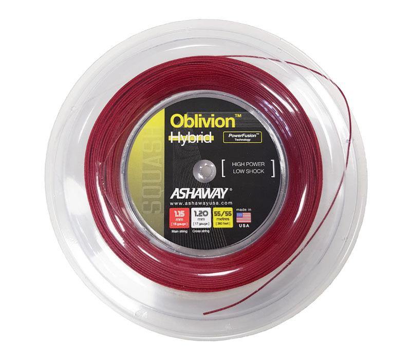 Ashaway Oblivion Hybrid Squash String 55m plus 55m Reel Squash Strings Ashaway 