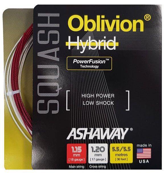 Ashaway Oblivion Hybrid Squash String Set Squash Strings Ashaway 