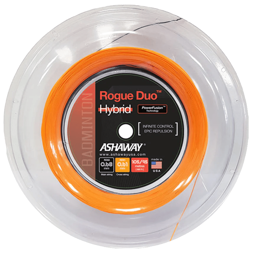 Ashaway Rogue Duo Hybrid Badminton String Reel 105 + 95 m Badminton Strings Ashaway 