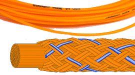 Ashaway SuperNick ZX Micro 18g Orange/Blue String Set Squash Strings Ashaway 