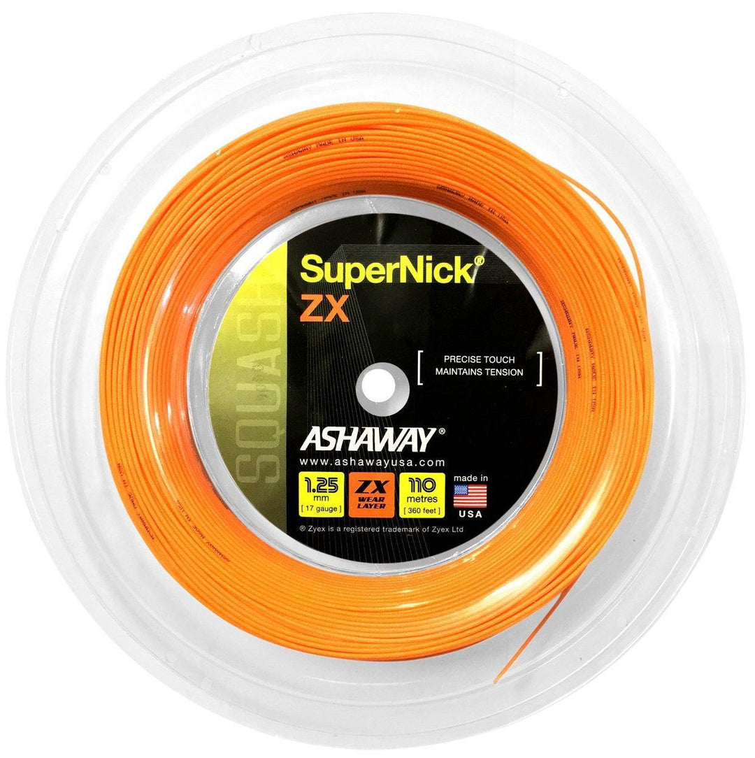 Ashaway SuperNick ZX Orange 17g 110m 360ft reel Squash Strings Ashaway 