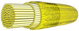 Ashaway ZyMax 68 TX Yellow Badminton String Set 10m Badminton Strings Ashaway 