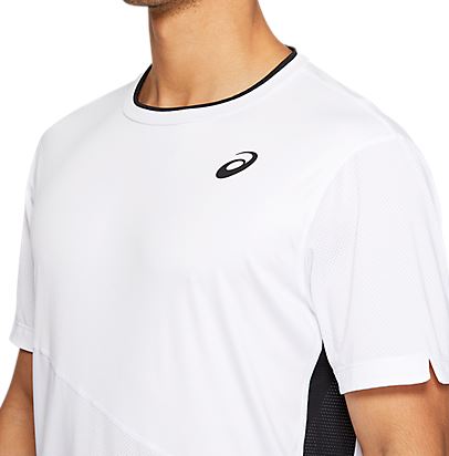 Asics Club Short Sleeve T-Shirt White 2041A088-100 Men's Clothing Asics 
