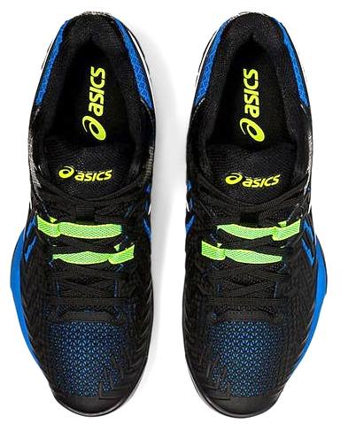 Asics Court Control FF 2 Men's Court Shoe Black/Blue/White 1071A056-002 Men's Court Shoes Asics 